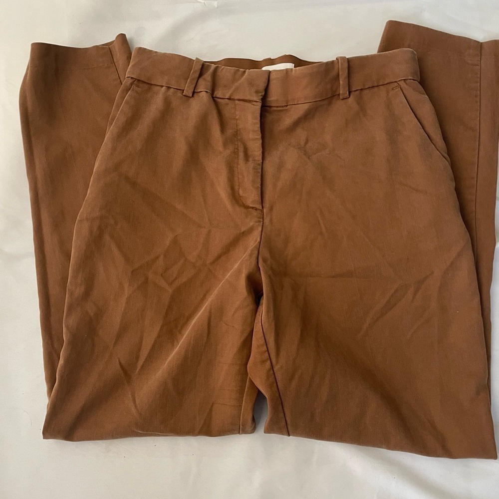 H&M | Brown Straight Leg Trousers | Size: 6 | EUC